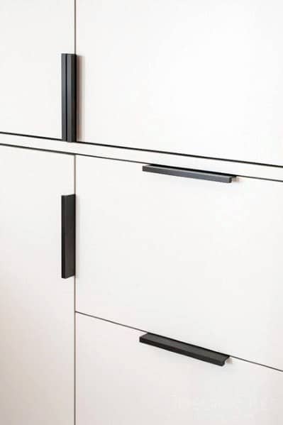 Black Flat Bar Kitchen Cabinet Hardware Ideas