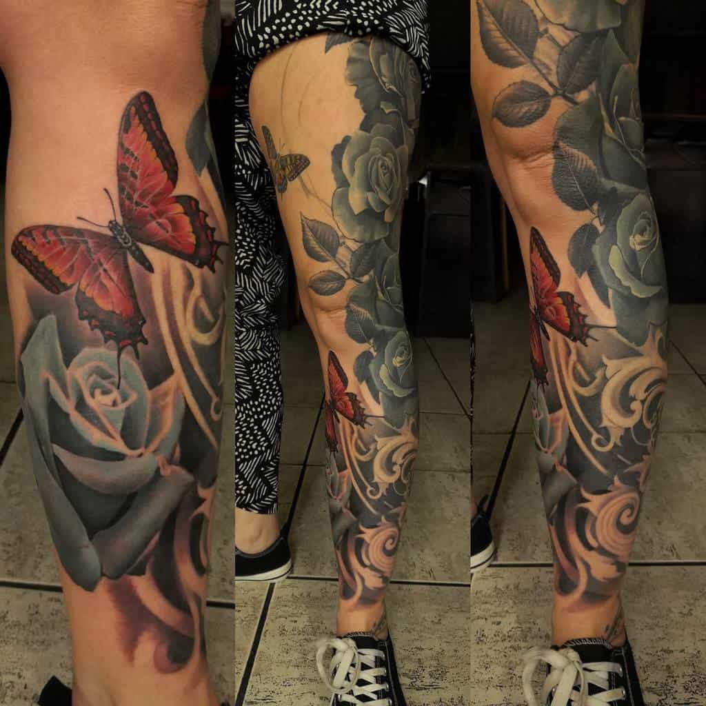 black-grey-realism-leg-sleeve-tattoo-flamineighttattoo