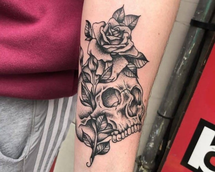 Rose and Skull Tattoo Meaning - What Does the Combination Symbolize? - Next Luxury