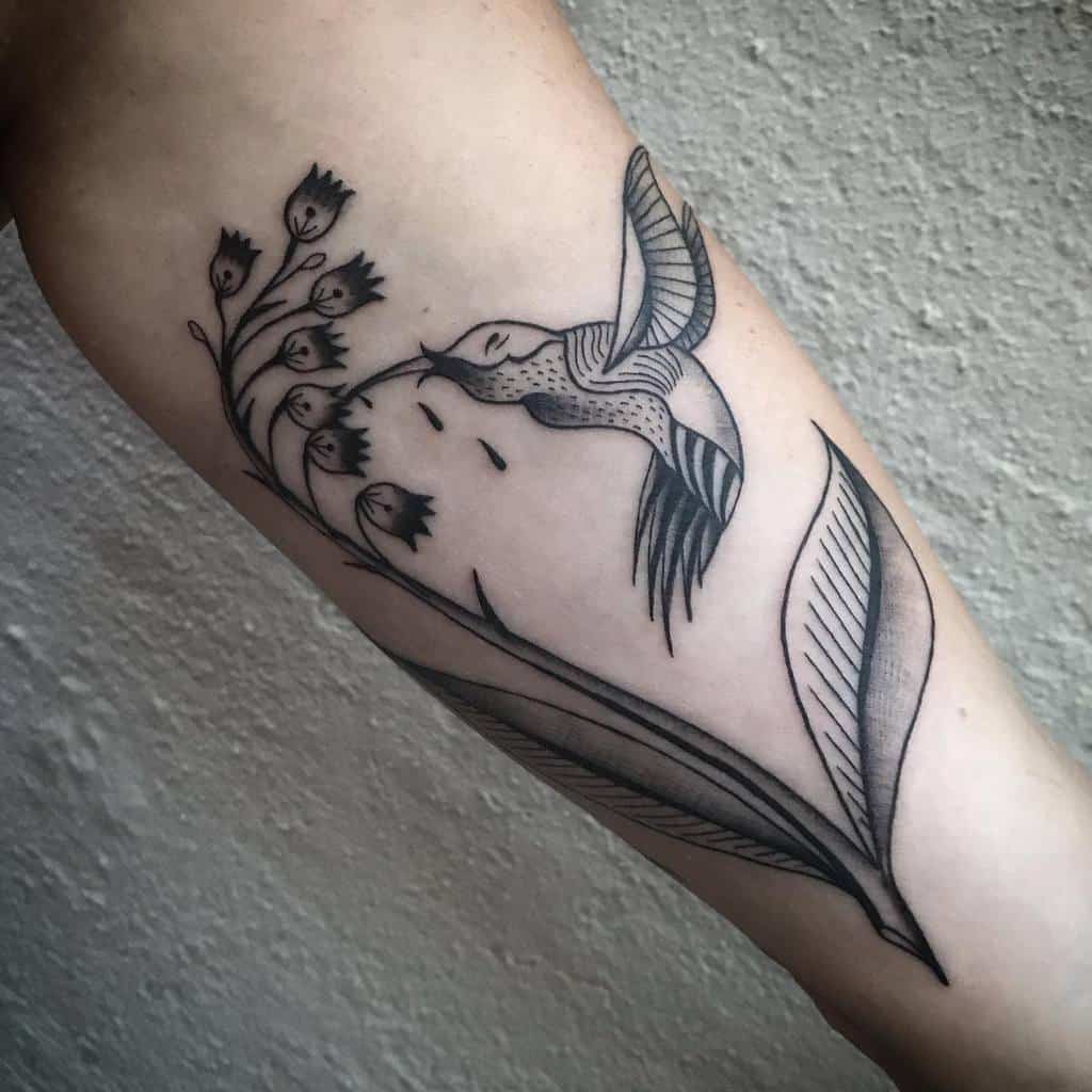black-ink-bird-lily-of-the-tattoo-dustylimbs