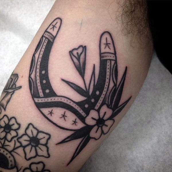 60 Horseshoe Tattoo Designs For Men - Good Luck Ink Ideas