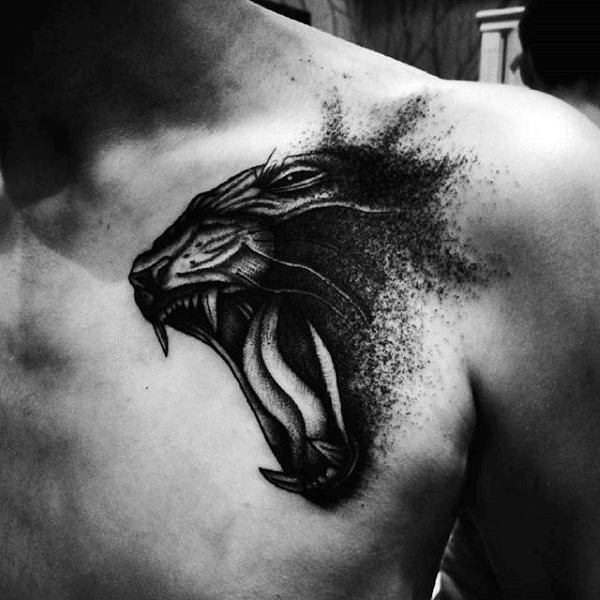 Black Men's Tiger Tattoo Meaning