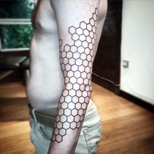 Geometric shell design by Joshua Rollyson: TattooNOW