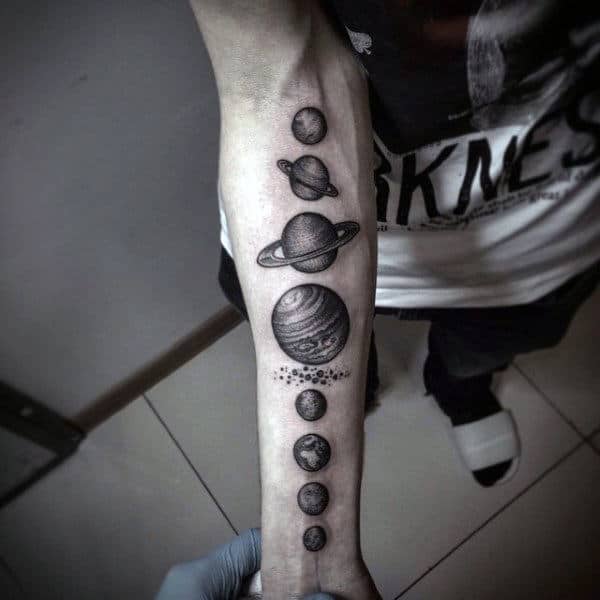 Top 33 Solar System & Planet Tattoo Ideas [2021 Inspiration Guide]