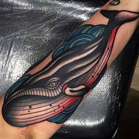 100 Whale Tattoo Designs For Men  Cool Behemoths Of The Sea  Tattoos for  guys Whale tattoos Sailor tattoos