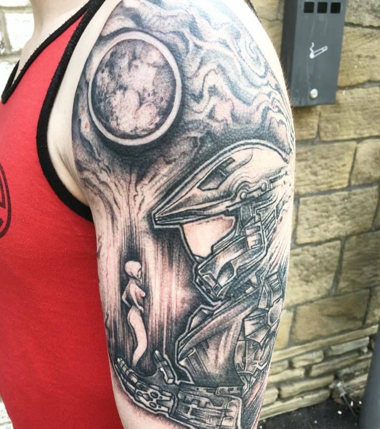 Top 37 Best Halo Tattoo Ideas - [2021 Inspiration Guide]