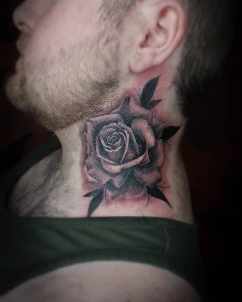 blackwork rose neck tattoos _daniele_falzone_