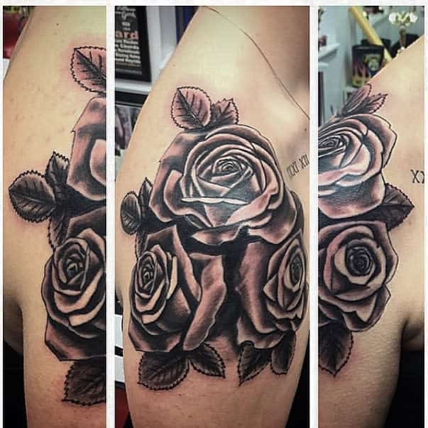 50 Cool Rose Shoulder Tattoo Ideas [2024 Inspiration Guide]