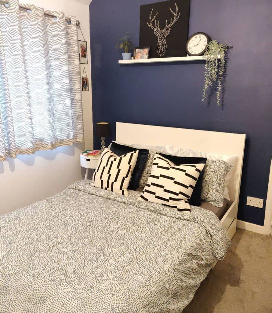 blue accent walls blue bedroom ideas inside.our.white.house