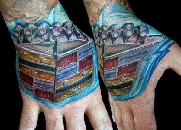 Details more than 59 cadillac symbol tattoo super hot  incdgdbentre