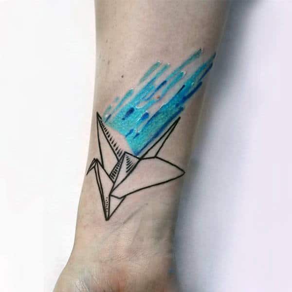 Origami Tattoo Ideas | TattoosAI