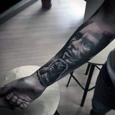 Bob Marley Forearm Sleeve Tattoo Ideas For Males