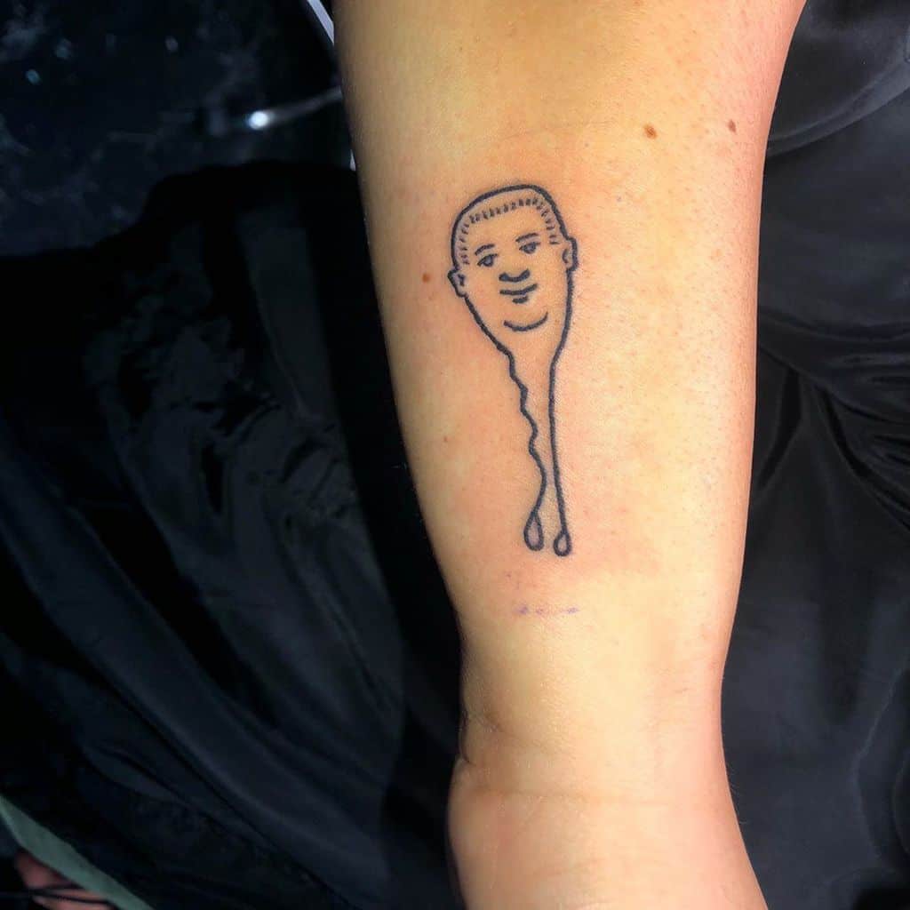 Bobby Hill Apprentice Campgeiger Funny Tattoo