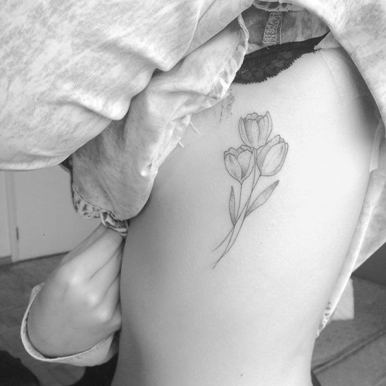 Body Tulip Tattoo