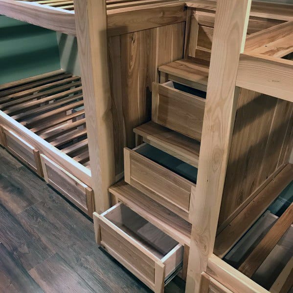 all-wood bunk bed 