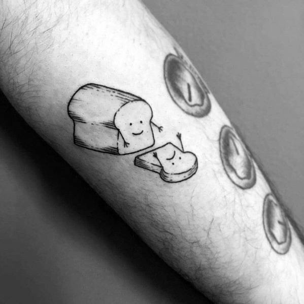Bread Themed Tattoo Ideas For Men