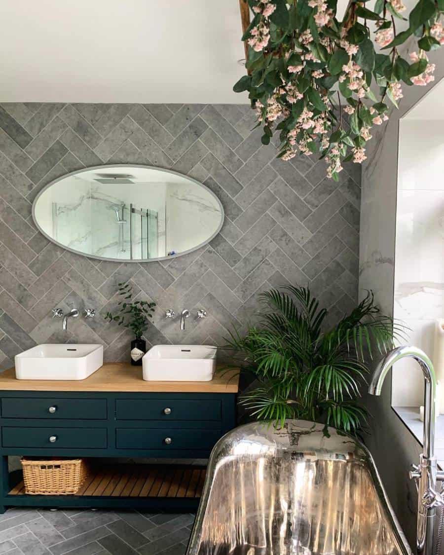 The Top 100 Bathroom Wall Tile Ideas, Accent Wall Tile