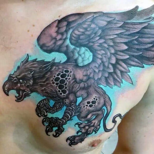 Griffin done by One Eyed Jon  Historic Tattoo Portland Or  rtattoos