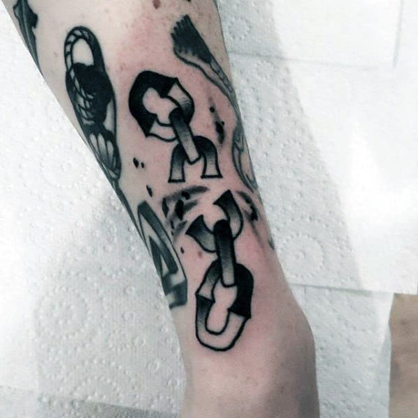 Broken Chain Tattoo Ideas - Best Design Idea