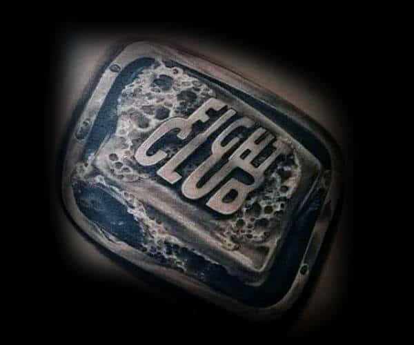 Bubble Fight Club Soap Bar Mens 3d Arm Tattoos