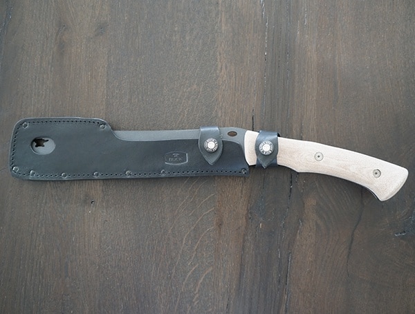Buck Knives Compadre Froe Knife With Sheath Front