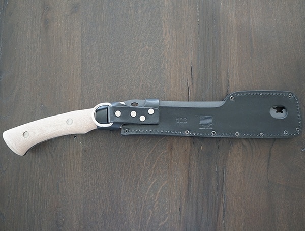 Buck Knives Compadre Froe Knife With Sheath Rear