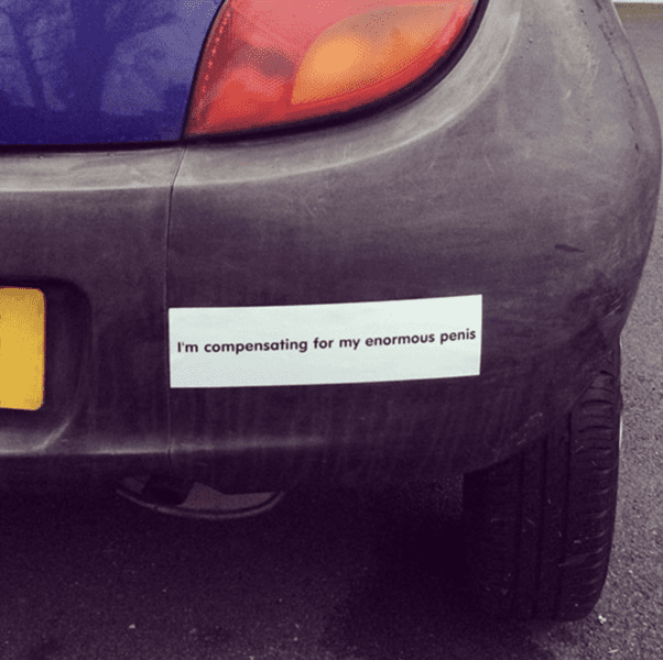 20 Funny Bumper Stickers That Will Have You Looking Twice