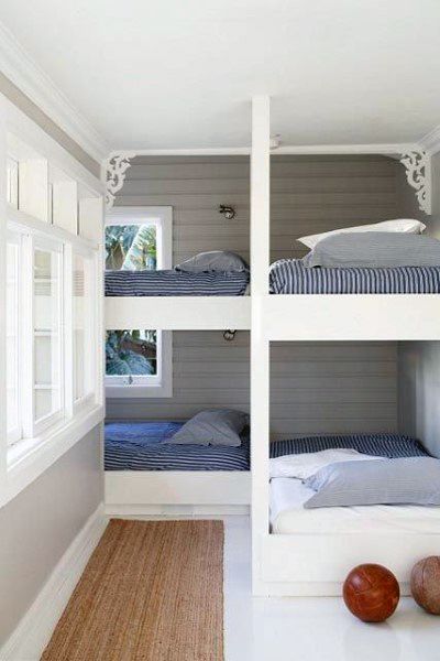 coastal blue and white bedroom