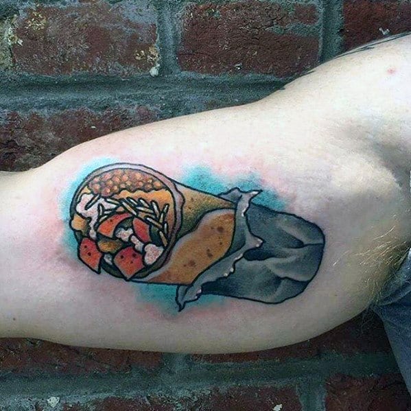Burrito Tattoo Ideas For Males