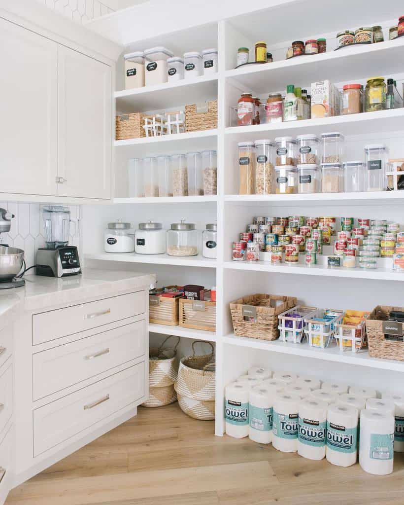 large butler pantry organization ideas 