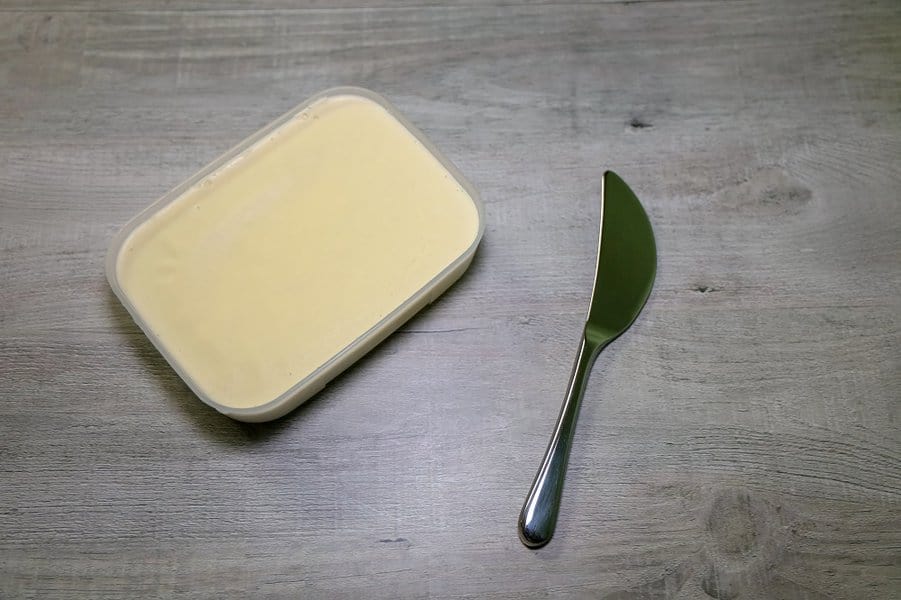 butter and a butter knife