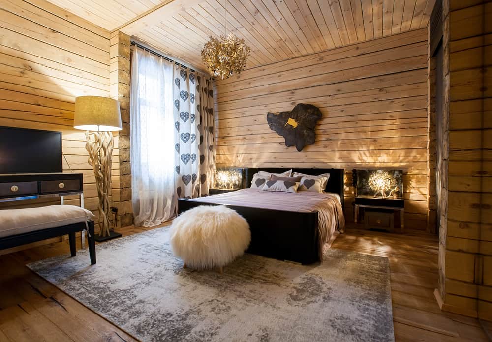 Cabin Or Log House Rustic Bedroom Ideas 4