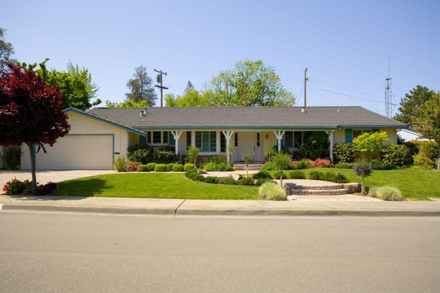 california-style ranch house