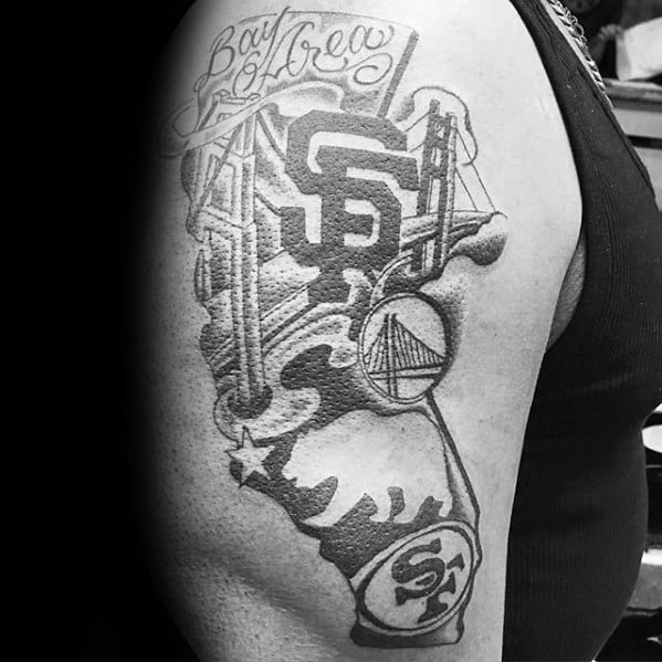 50 San Francisco 49ers Tattoos For Men - Football Design Ideas