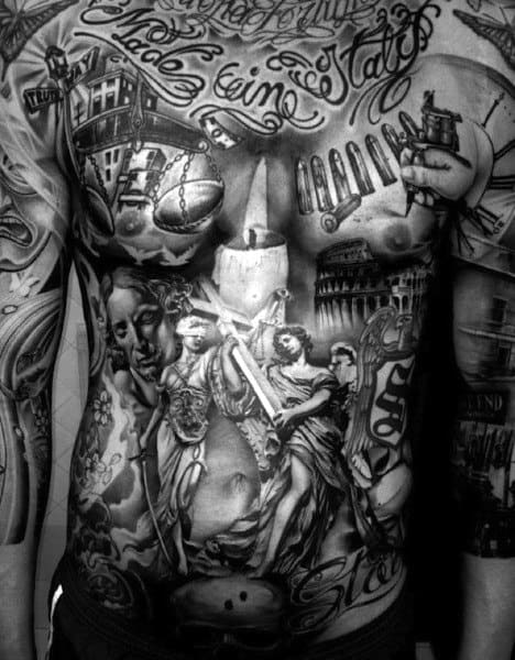 Inkerrmans tattoo  Belly beast done just before lockdown for Darren   Facebook