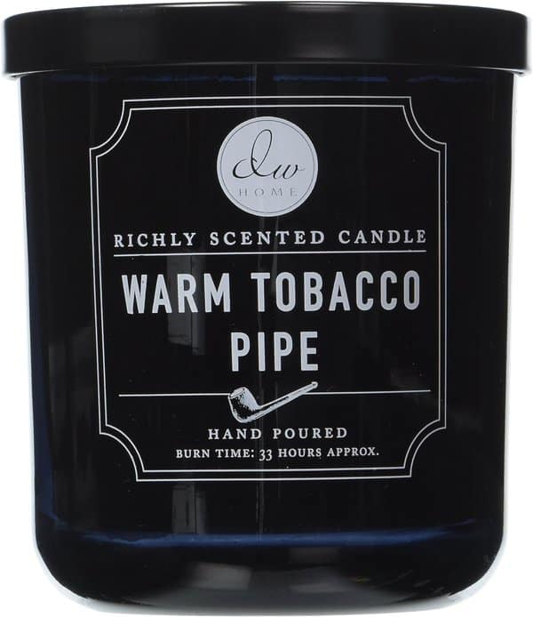 warm tobacco pipe candle