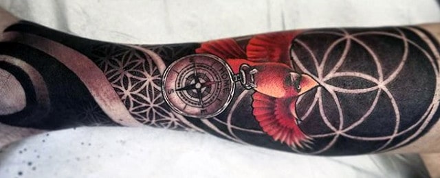 Fine Line Cardinal Temporary Tattoo  Set of 3  Tatteco