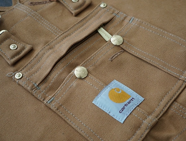 Carhartt Mens Chest Quilt Lined Zip To Thigh Bib Overalls