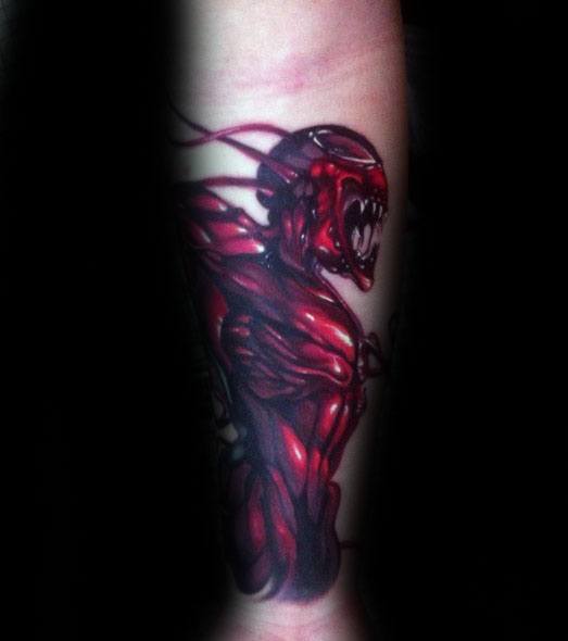 Carnage Guys Tattoo Designs Inner Forearm