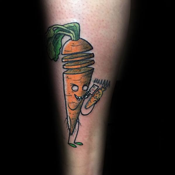 Carrot Male Tattoos
