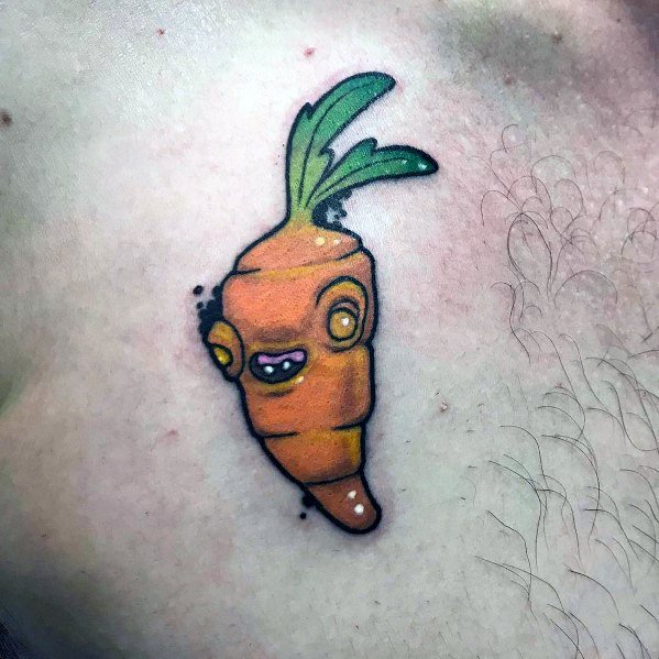 Carrot Tattoo Designs For Men