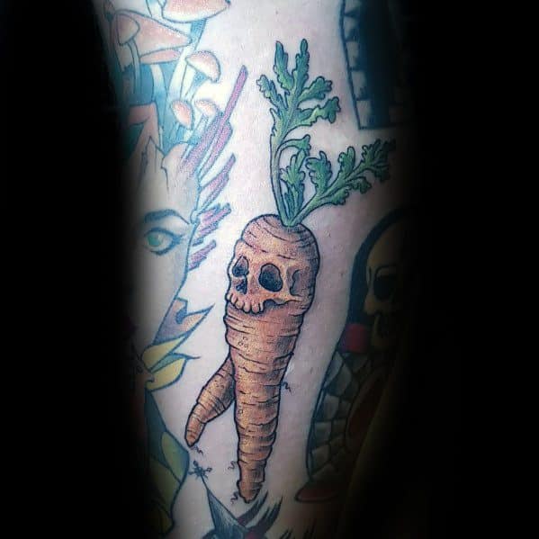 Carrot Tattoo Inspiration For Men