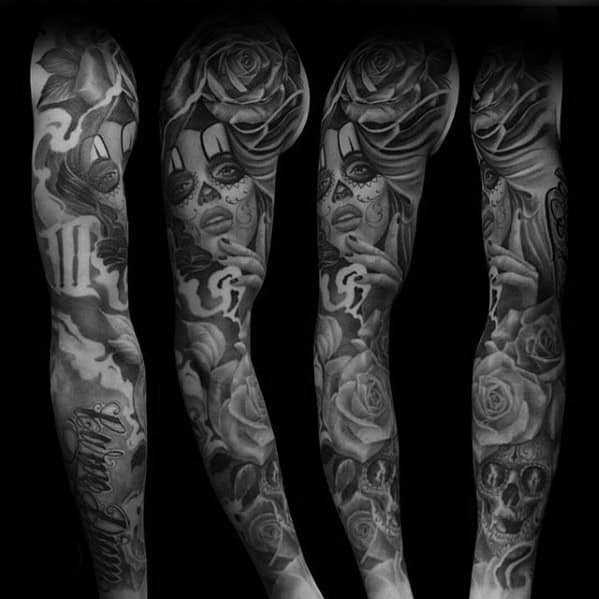 La Sleeve Tattoos
