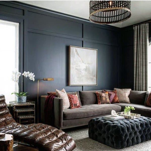 elegant living room with sofa
