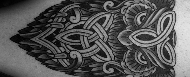 30 Celtic Owl Tattoo Designs For Men – Knot Ink Ideas