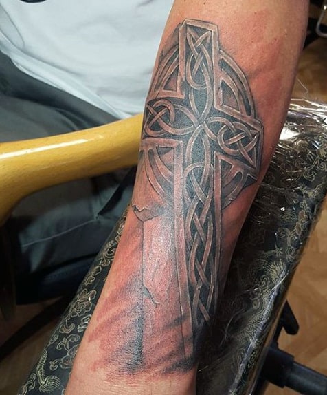 Celtic Tattoo Cross Design Ideas For Men