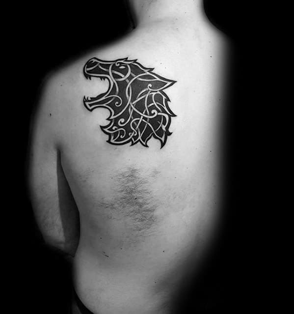 Celtic Wolf Guys Tattoos