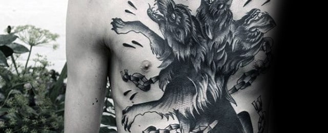 50 Cerberus Tattoo Designs for Men