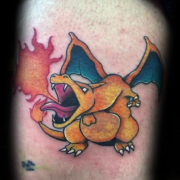 Shiny Charizard fypシ tattoo tattoocare selfcare pokemon pokemon   2137K Views  TikTok