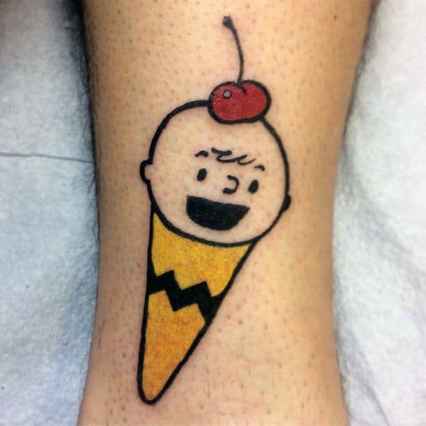 Charlie Brown Mens Tattoos
